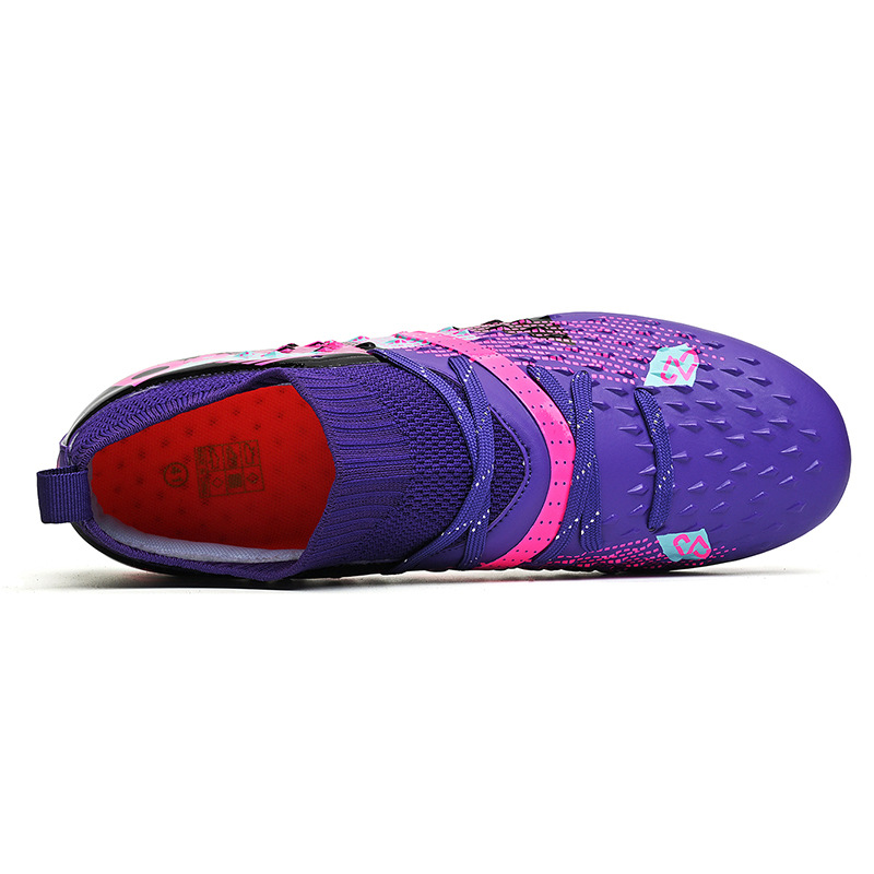 Nuevos zapatos de entrenamiento de clavos largos transfronterizos para hombres y mujeres, zapatos de fútbol de juventud, zapatos de fútbol de estudiantes