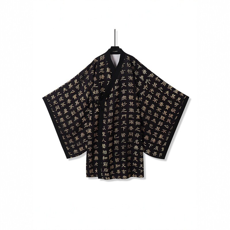 Plus-Size Chinese-Style Men's Linen Robe with Diagonal Collar, Vintage Tang Suit Cotton-Linen Jacket, Loose-Fitting Chinese-Style Windbreaker