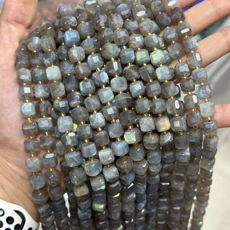 天然石角糖8mmブロック正方形瑪瑙水晶DIYアクセサリーアクセサリー半製品ビーズビーズ|undefined