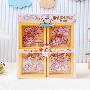 Kapibala Resin Patch Cute Cute Doll Decorative Sticker DIY Jewelry Handbook Sticker Car Decoration