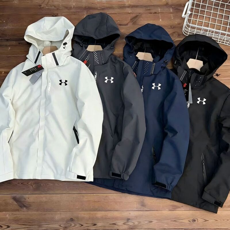 Cross-Border Popular Hooded Outdoor Single-Layer Jacket for Men and Women, New Spring and Autumn Windproof and Waterproof Long-Sleeve Casual Coat Cross-Border Popular Hooded Outdoor Single-Layer Jacket for Men and Women, New Spring and Autumn Windproof and Waterproof Long-Sleeve Casual Coat