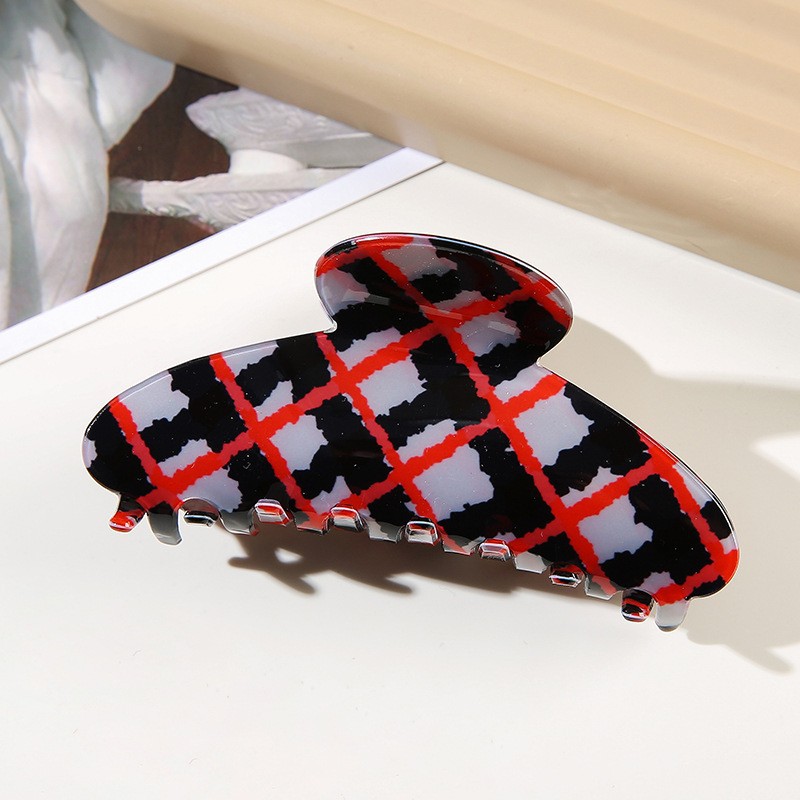 Lattice Pattern Elegant Women's Lattice PVC Hair Claws