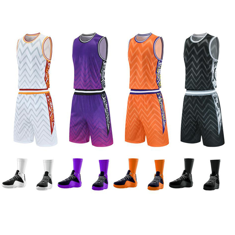 American Basketball Uniform Suit Men's Quick-Drying Game Loose Vest Sports Uniform Training Student Basketball Uniform Village Team Uniform