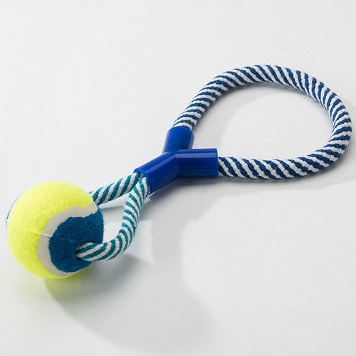 Dog teeth grinding knot toy dog ​​chewing rope set Golden Retriever Teddy Pomeranian puppy large and small dog toy ball