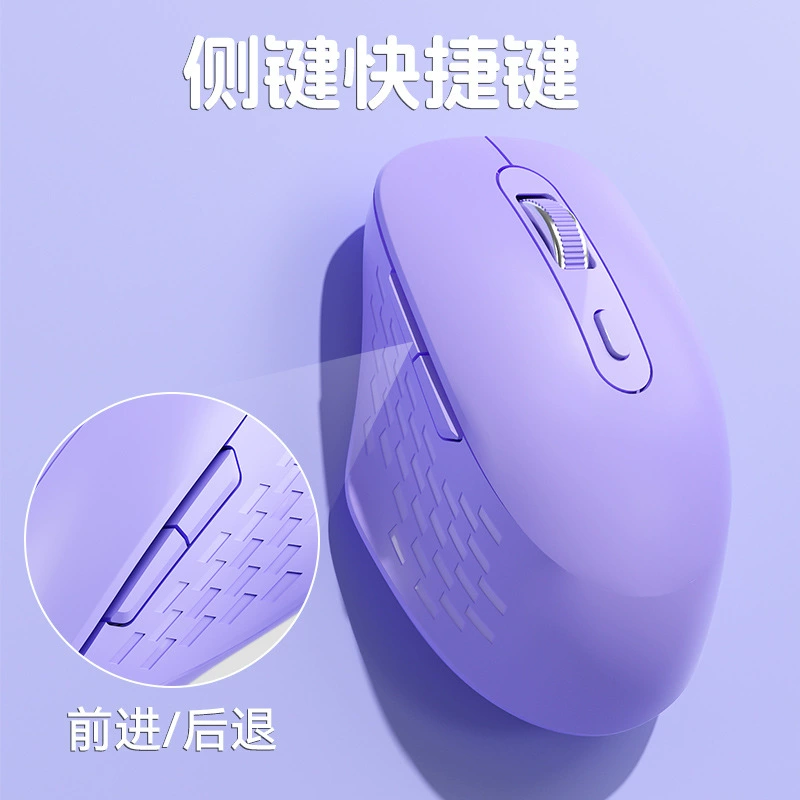 Бесшумная мышь, совместимая, с зарядкой для ноутбука, Bluetooth