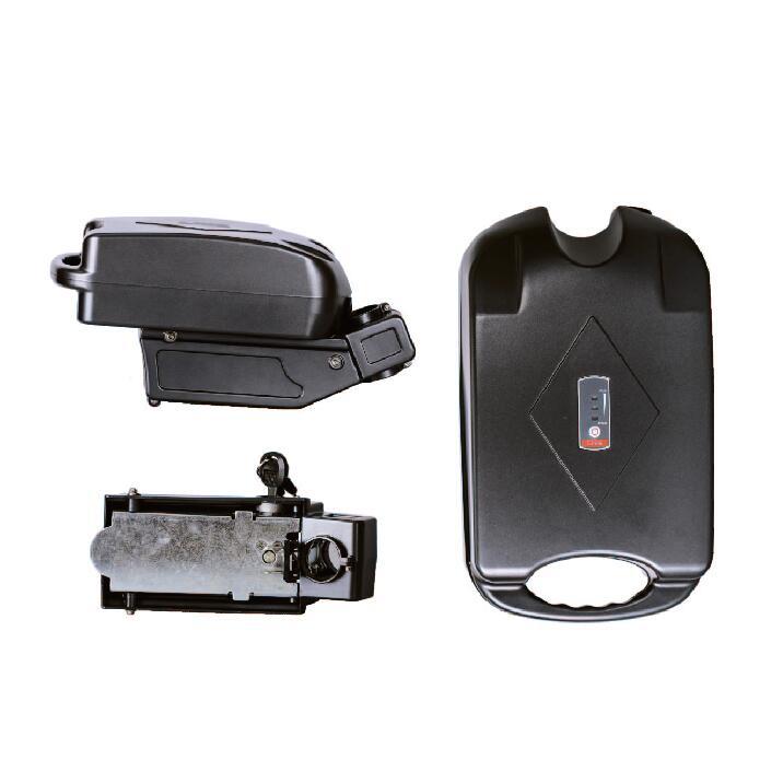 全球严选小青蛙电池盒36V48V电动自行车锂电池坐杆悬挂式锂电池