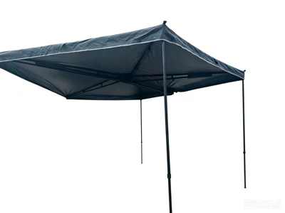 270-Degree Quick-Open Fan-Shaped Tent with Avtomobil dam çadırları - gray-3