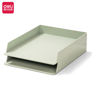 Deli desktop file holder a4 file frame office file storage box folder envelope tray file holder wholesale