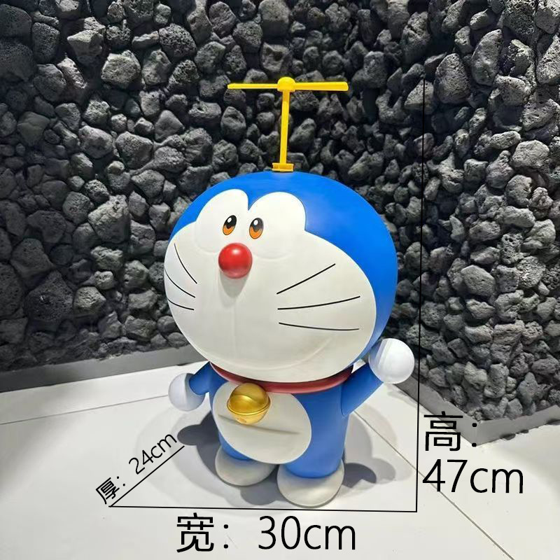 Colorful box props, blue chubby cat figurines, cartoon ornaments, decorative items, perfect as a birthday gift for friends Colorful box props, blue chubby cat figurines, cartoon ornaments, decorative items, perfect as a birthday gift for friends
