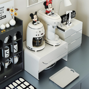 Capsule coffee storage rack display stand desktop drawer storage box pad base handle storage rack
