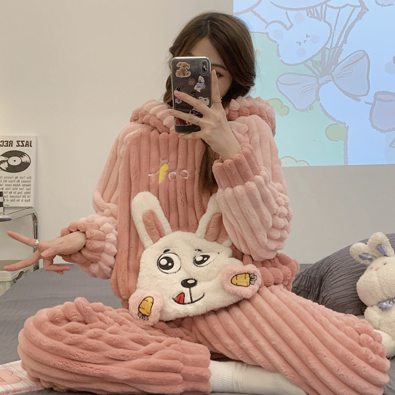 Winter flannel cartoon pijama