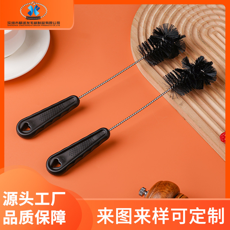 厂家批发360度杯刷不锈钢制作硬度适中水壶试管刷批发管道刷