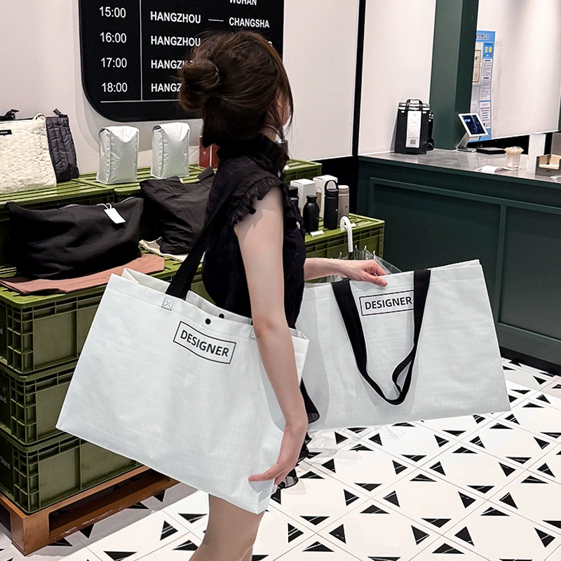 Тканая сумка для одежды, магазин одежды, сумка для одежды, высококачественная упаковка для покупок, подарочная сумка, универсальная сумка большой вместимости