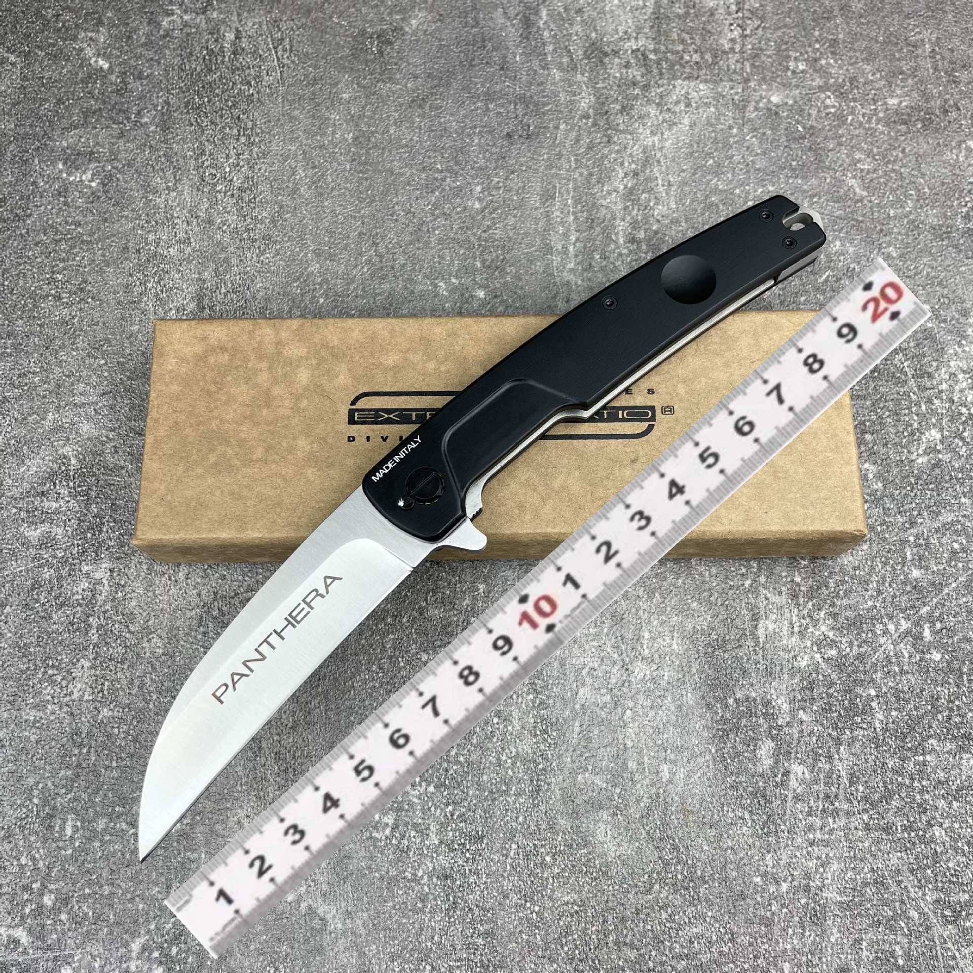 极端武力猎豹户外野营折刀N690铝合金6061-T6荒野求生edc口袋小刀