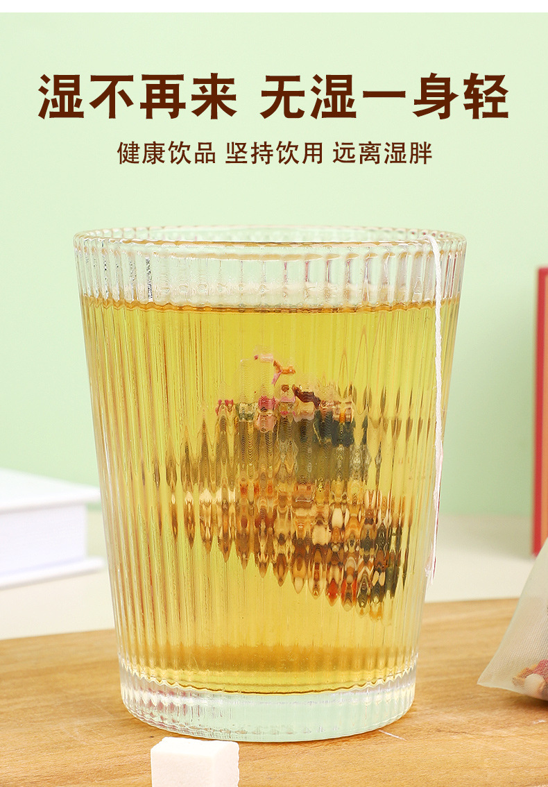 Fu Ling Yi Shi Herbal Tea 10 Teabags Sugar Free Dampness Clearing Wellness Tea 100g in use