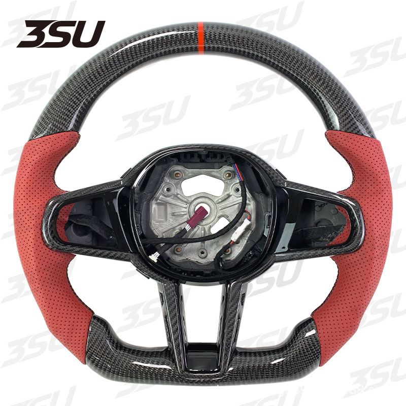 Suitable for Bmw's New Cs g Series M3 M4 M5 m Sports Modified Leather Carbon Fiber Steering Wheel