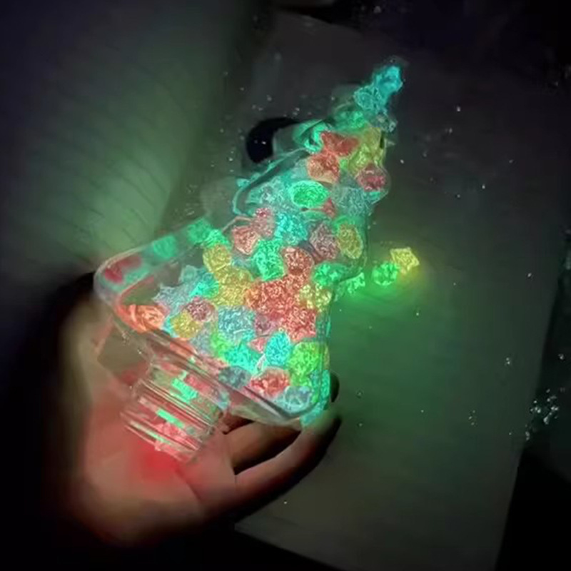 Christmas Tree Lucky Star Bottle Fluorescent Stars Origami High Color Value DIY Wish Bottle Handmade Couple Birthday Gift
