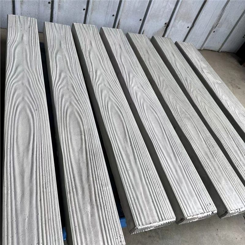 海南屯昌水泥木地板户外木纹水泥板栈道地板预制砼混凝土木地板成