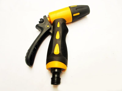 SNJUE multifunctional plastic car wash water gun set 5-piece garden watering water gun water connector standard connection (High pressure car wash water gun) - rhubarb-peak-single-water-gun