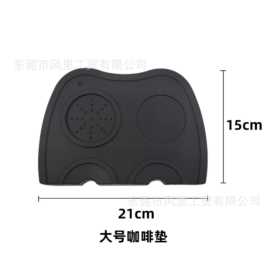 Cubo de café molido Caja de polvo de plástico Juego de almohadillas de café Caja de polvo KnockBox Accesorios para máquinas de café Desarrollo transfronterizo