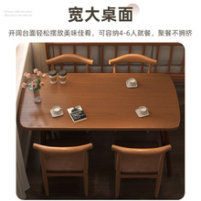 餐桌家用小户型现代简约轻奢出租房用长方形饭桌商用餐饮吃饭桌子