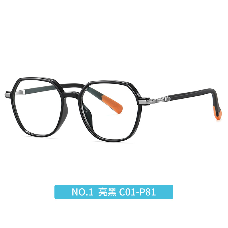 Nuevos niños miopía gafas marco europeo y americano de la moda de contraste de color a juego TJ857 ultra-ligero TR90 anti-azul gafas de luz