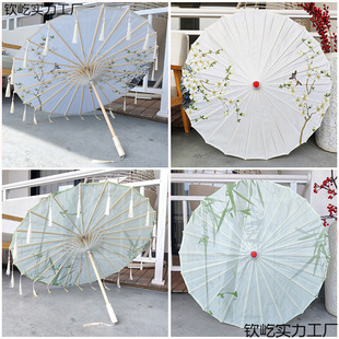 Gusu Umbrella Petal Umbrella Oil Paper Umbrella Waterproof and Rainproof Dance Umbrella Ceiling Decoration Cheongsam Catwalk Flower Umbrella