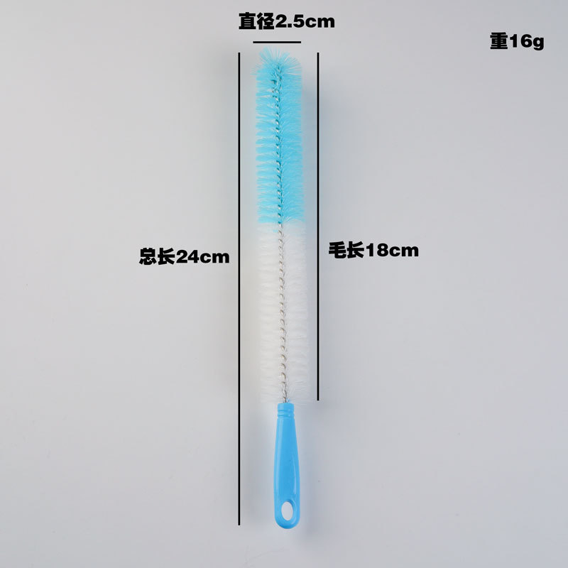 Taza de vacío cepillo biberón cepillo de limpieza traje de paja tubo de ensayo de limpieza taza de agua botella de alimentación esponja cepillo de limpieza suministro directo de fábrica