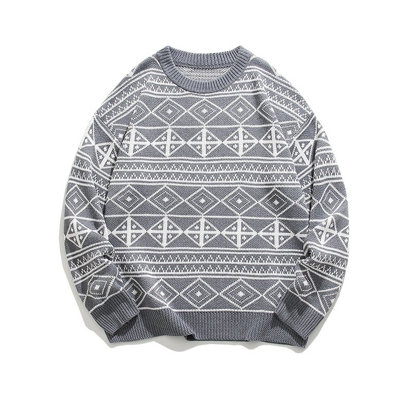 Herrenbekleidung Pullover für Männer im Winter, die diesjährigen neuen Strickpullover für Männer, lockere und lässige Winterpullover für Teenager_voghion.com