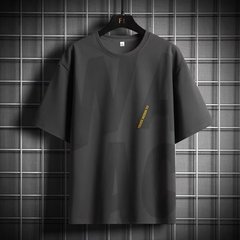 新しい半袖Tシャツメンズ夏韓国版トレンディシンプル半袖トップ香港スタイルルーズカジュアルトレンディブランドTシャツ