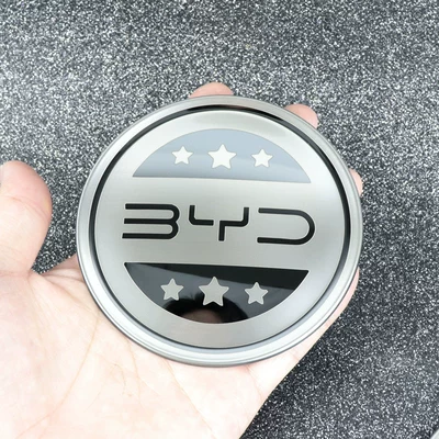 Other Automotive Interior Supplies, Byd Steering Wheel Emblem - new-upper-byd-design-2-black-titanium-1-piece