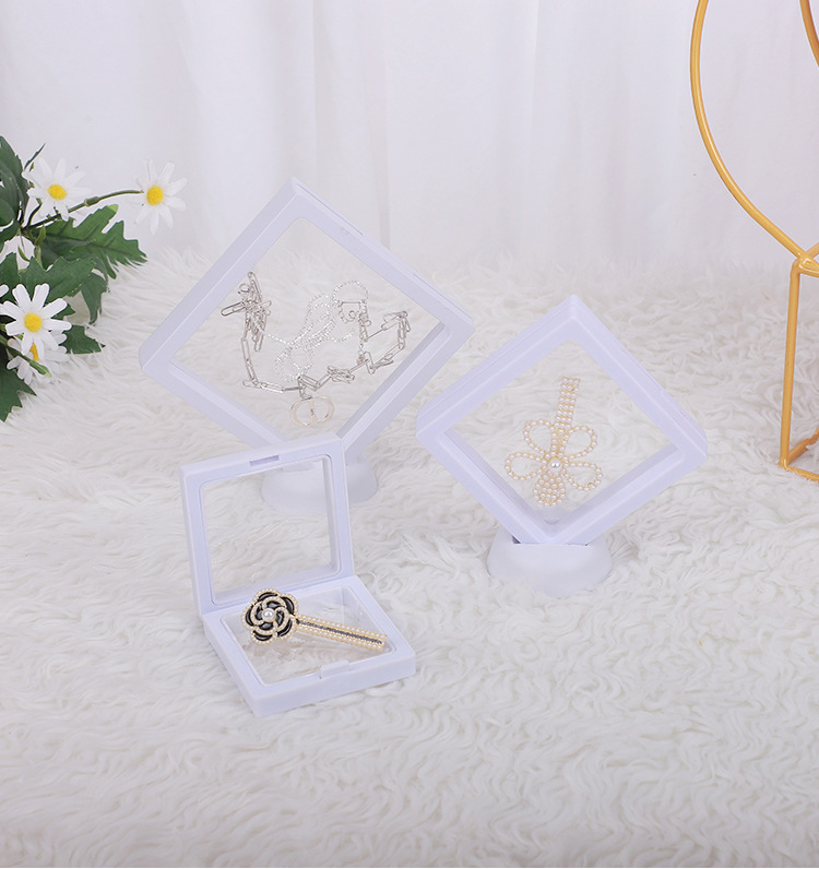 Transparent Pe Ring Ornament Suspension Box display picture 2