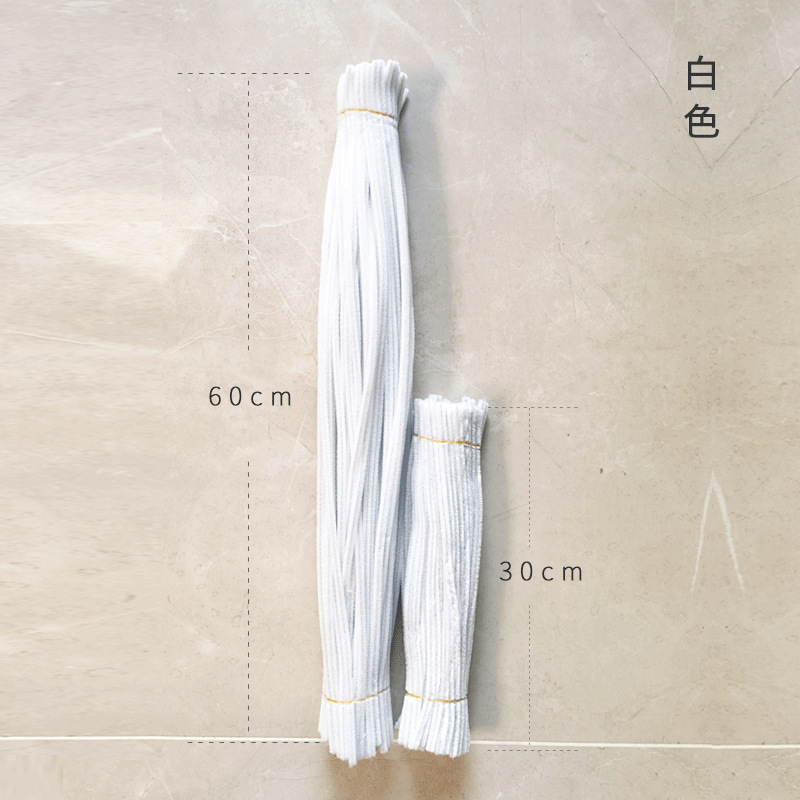 Fábrica al por mayor [marca de la raíz del pelo] Cifrado Twist stick pelo raíz lana raya ramo DIY paquete de material hecho a mano de los niños