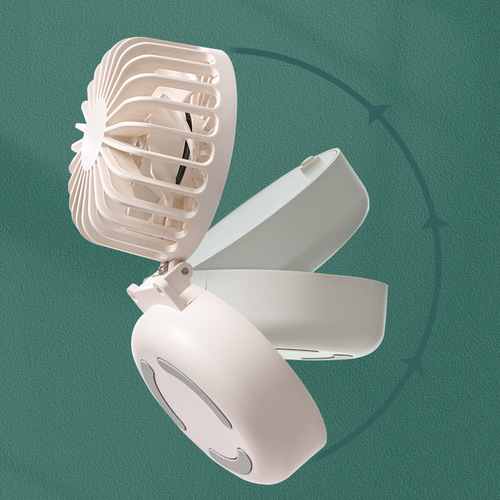 New Mini Hanger Fan USB Rechargeable Handheld Office Small Fan Portable Silent Student Electric Fan Wholesale