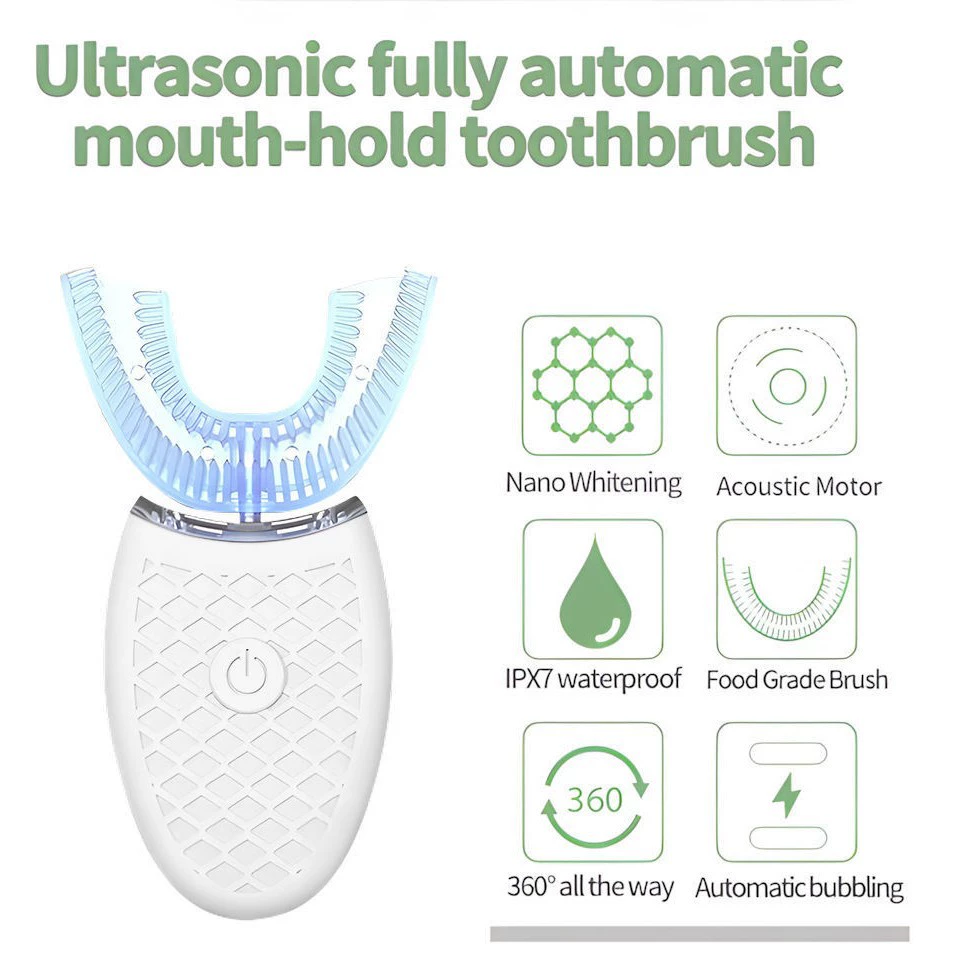 Handheld rechargeable soft waterproof toothbrush for traveling