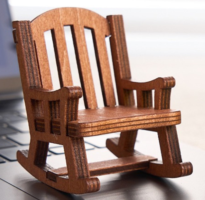 Rana mecedora lámpara de mesa lindo japonés curación pequeños adornos de escritorio de oficina decoración coche de control central adornos al por mayor