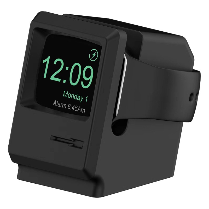 適用iwatch87654321充電スタンドレトロアップル腕時計シリコンワイヤレス充電スタンド現物