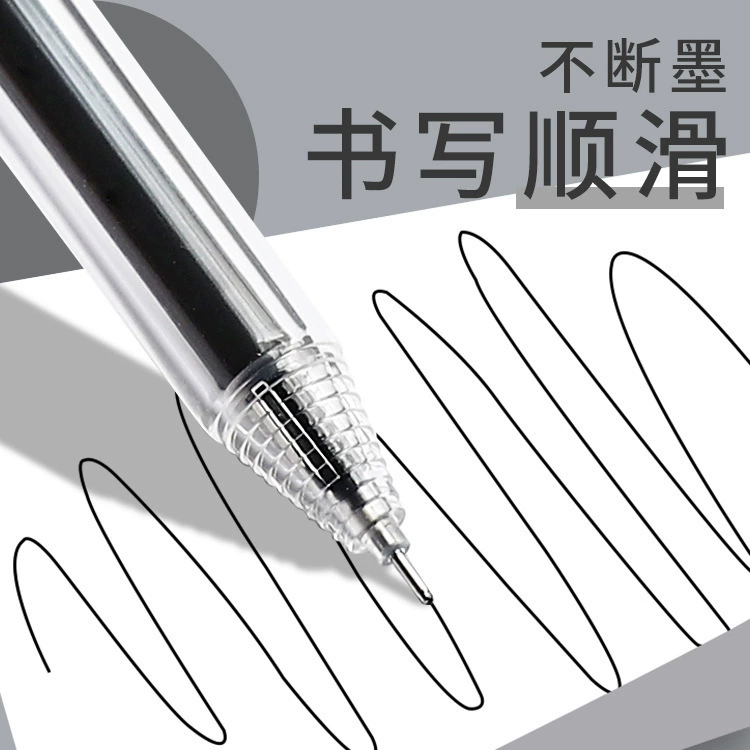 Rollerball pen, black stationery, 0.5mm