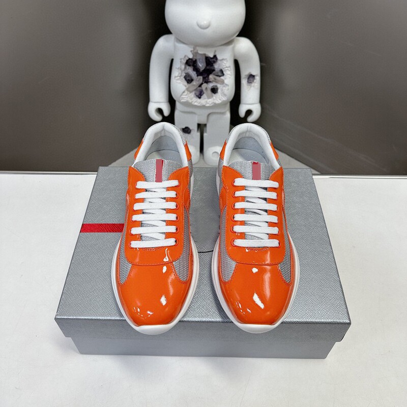 P's European Men's Shoes Patent Leather Mesh Breathable Shoes Fashionable Colorfulful Stylish Casual Versatile Men's Sports Shoes