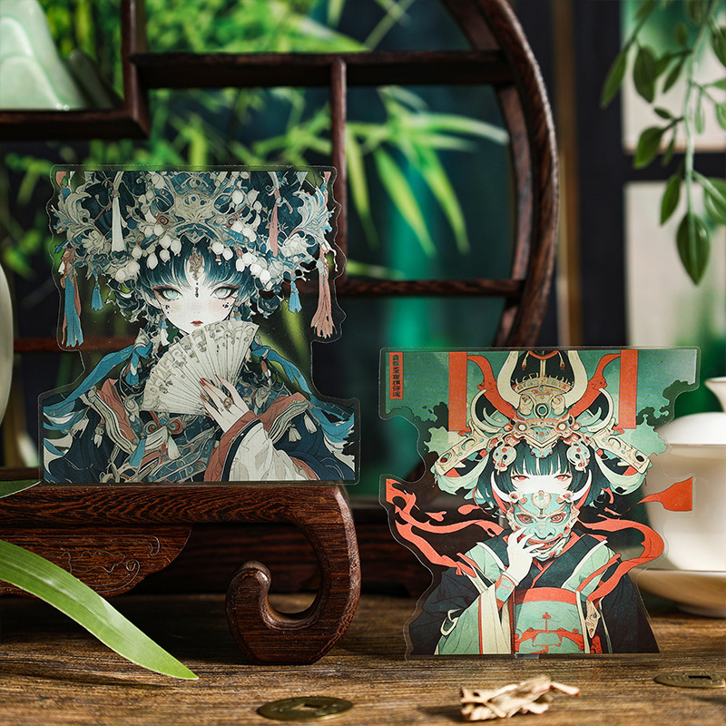 No se puede ver la secuencia azul transparente pegatinas impermeables para mascotas bolsas diy diario diario pegatinas personajes antiguos transfronterizos pegatinas antiguas