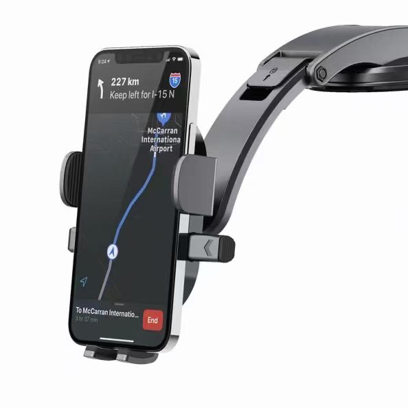 镜面夹子吸盘支架 瀑布吸盘 TPU支架 车载支架