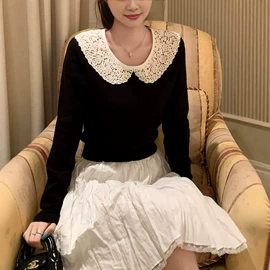 时尚休闲套装;连衣裙;女式针织衫