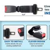 Универсальный ремень безопасности для беременных, длинная удлиняющая пряжка для бюстгалтера