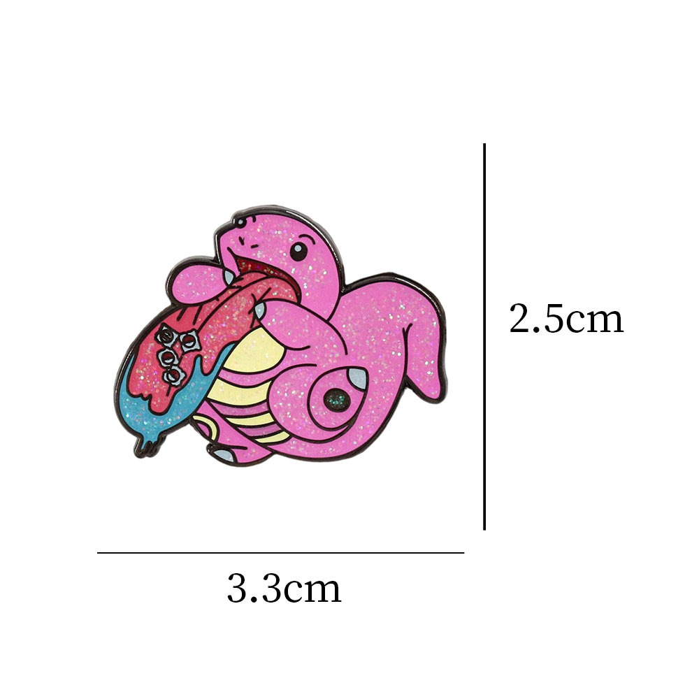 Cross-Border Best-Selling Pokémon Enamel Badges, Cute Cartoon Anime Accessories, Badges, Pokémon Bag Decorations