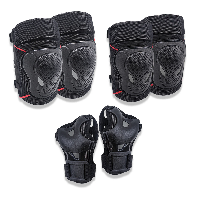 厂家批发成人滑板护具平衡车护膝溜冰鞋护具儿童轮滑护具6件套装