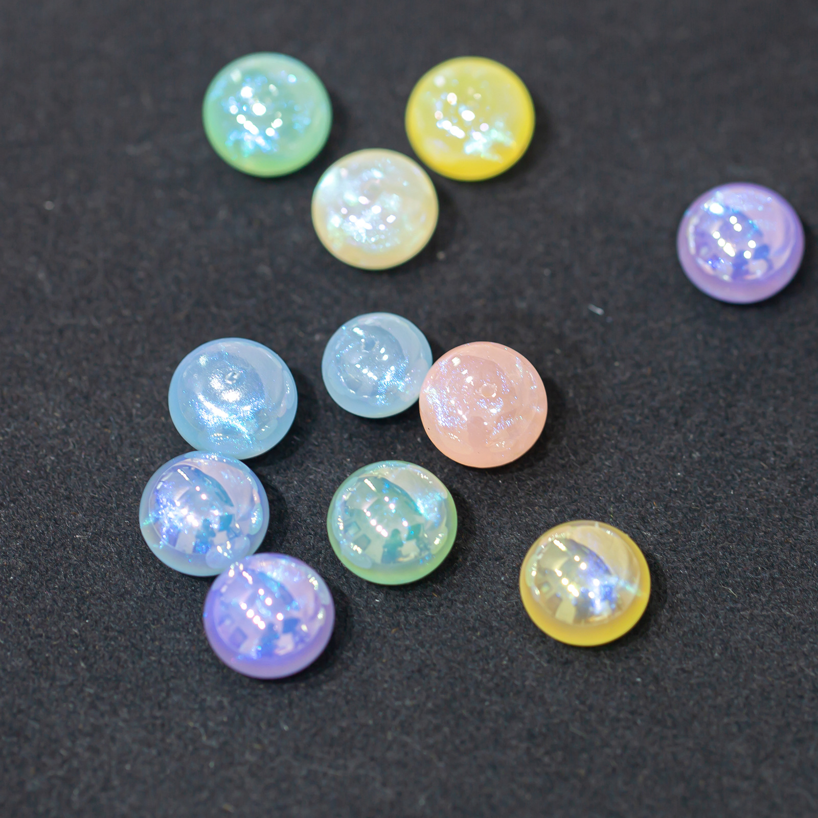 Personalización de la mermaid de la mermaid aretes de perlas accesorios de perlas de un solo agujero pan al vapor de alta calidad adornos de perlas al por mayor fábrica