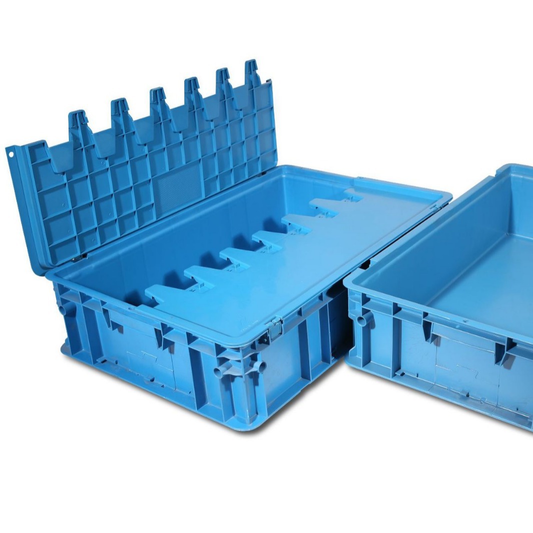 供应福建塑料周转箱  塑料箱 周转筐 零件箱 零件盒 带盖铁件盒