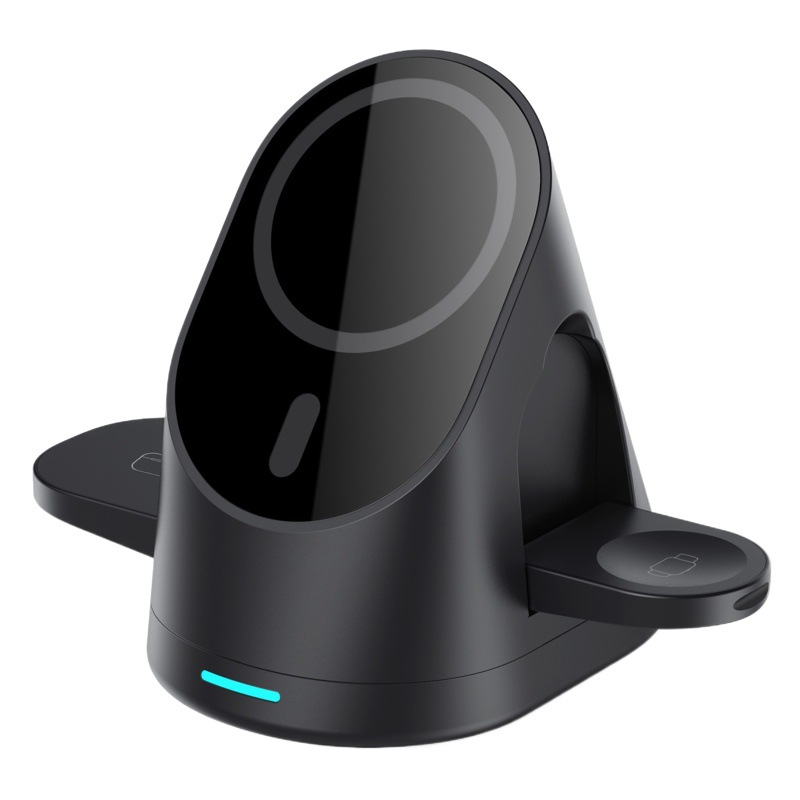 Nuevo cargador inalámbrico magnético plegable del MagSafe tres-adentro-uno para las auriculares del reloj de la generación del teléfono móvil 8 DE Apple 14