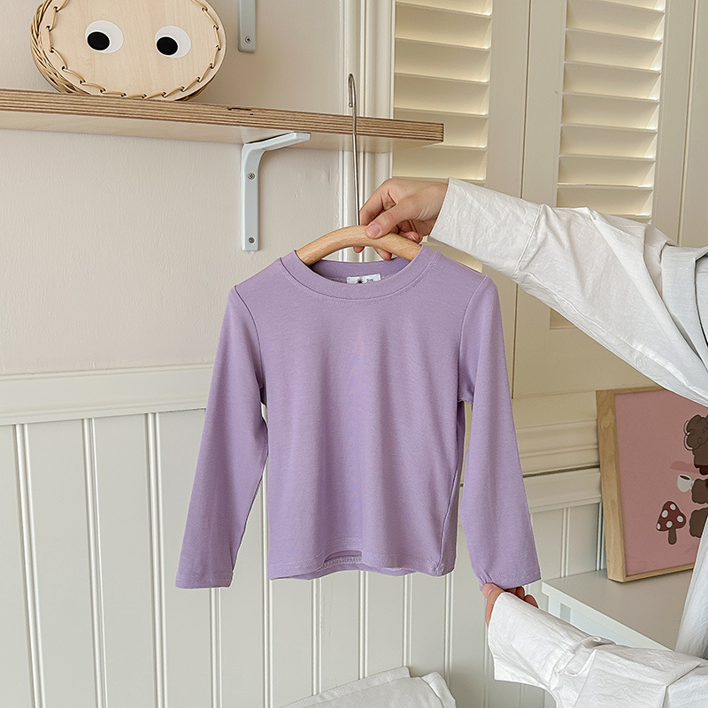 Casual Elegant Simple Style Solid Color Cotton T-shirts & Blouses display picture 16