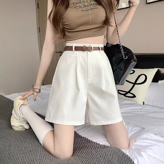 Retro Fashion Sweet Distinctive Multicolor Casual Pants 2025 Summer New Korean Style Women's Solid Color Wide Leg Pants